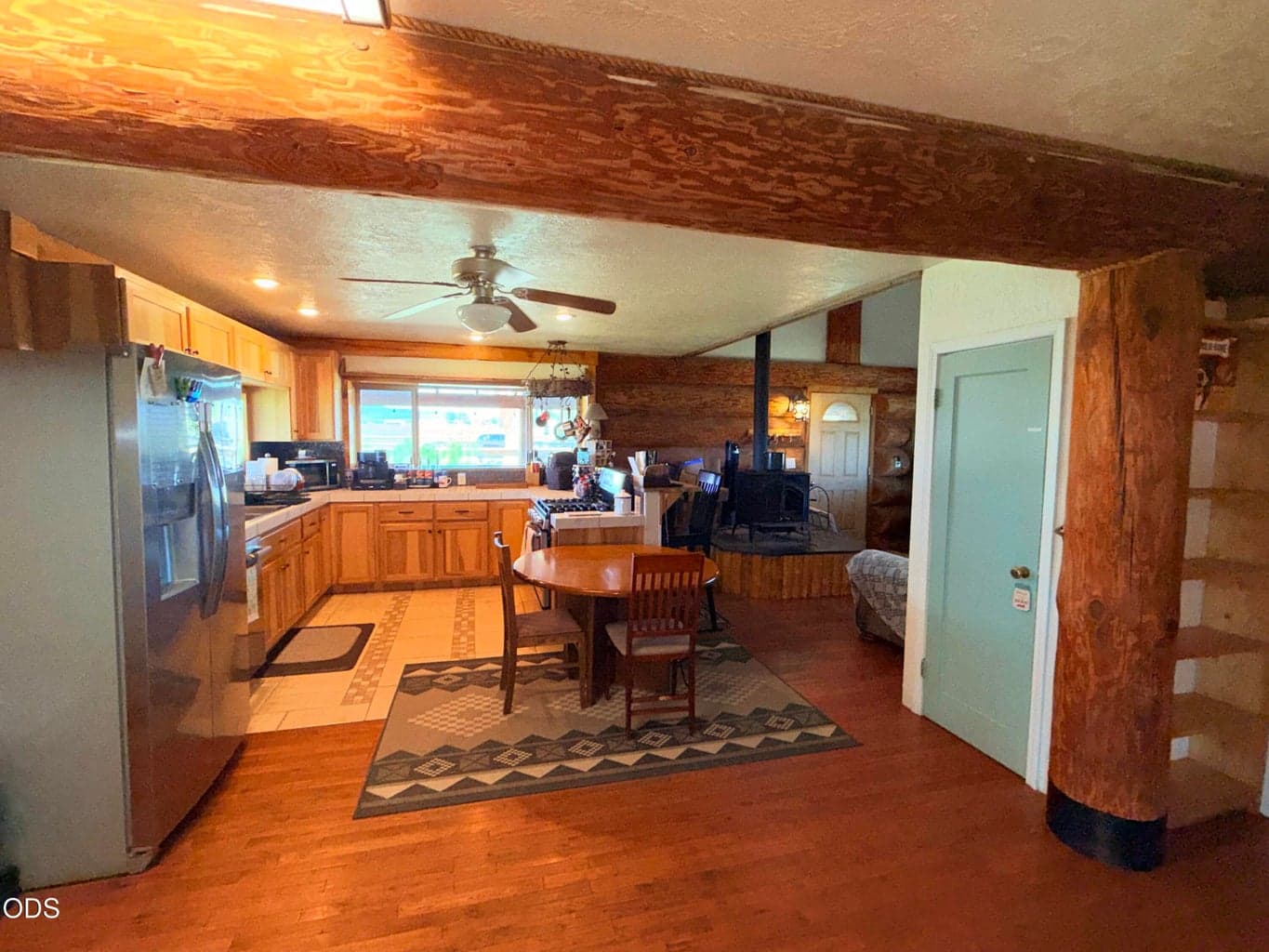 Kitchen from utility area