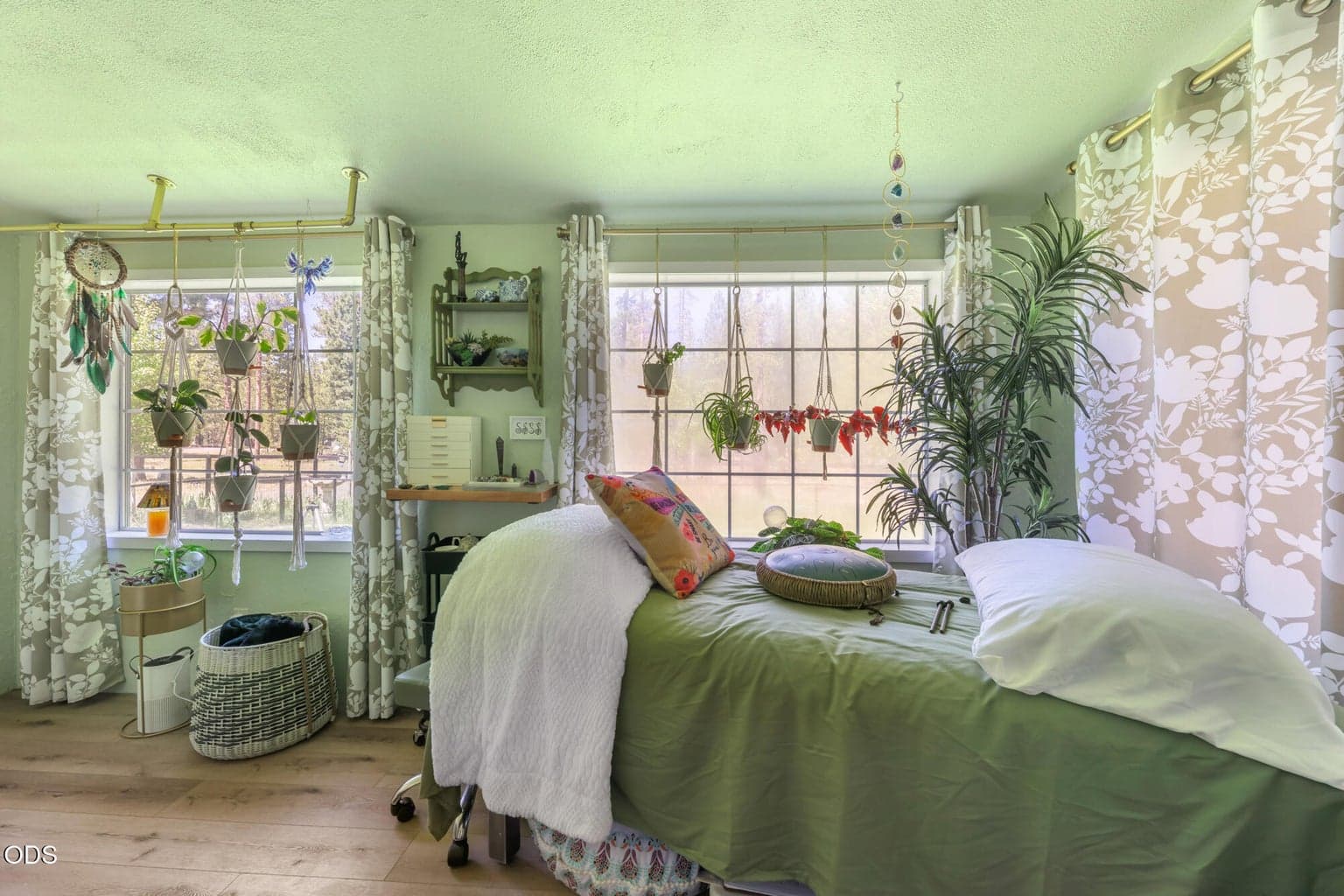 Sunroom at north of house