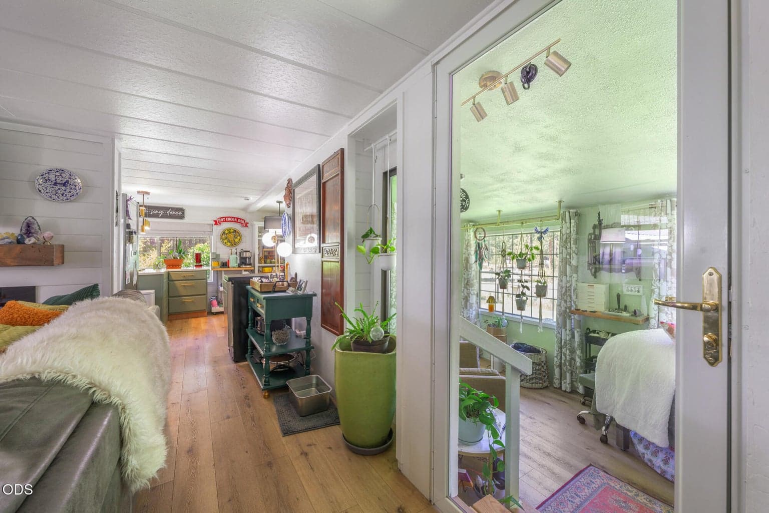 Door to sunroom