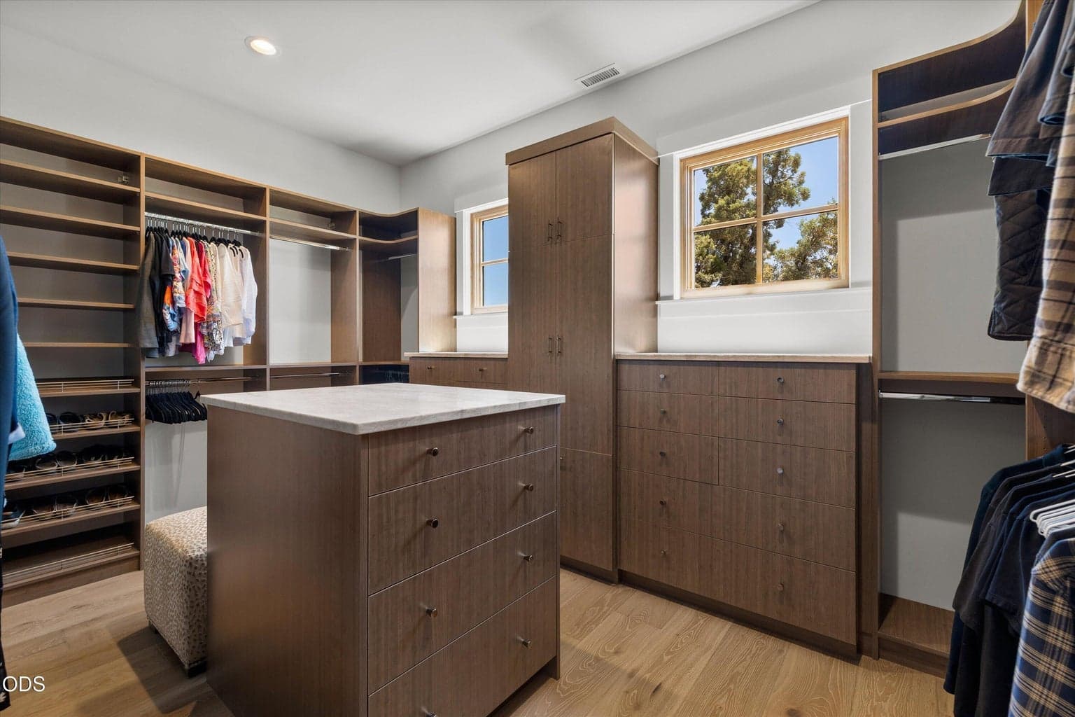 Primary walk-in closet