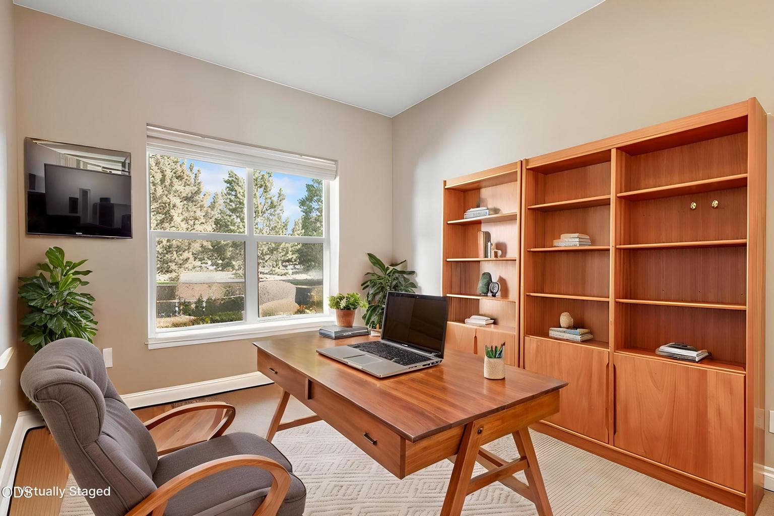 Study with closet or fourth bedroom.