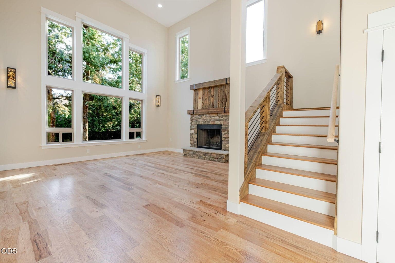 Two-Story Ceilings in Open Great Room
