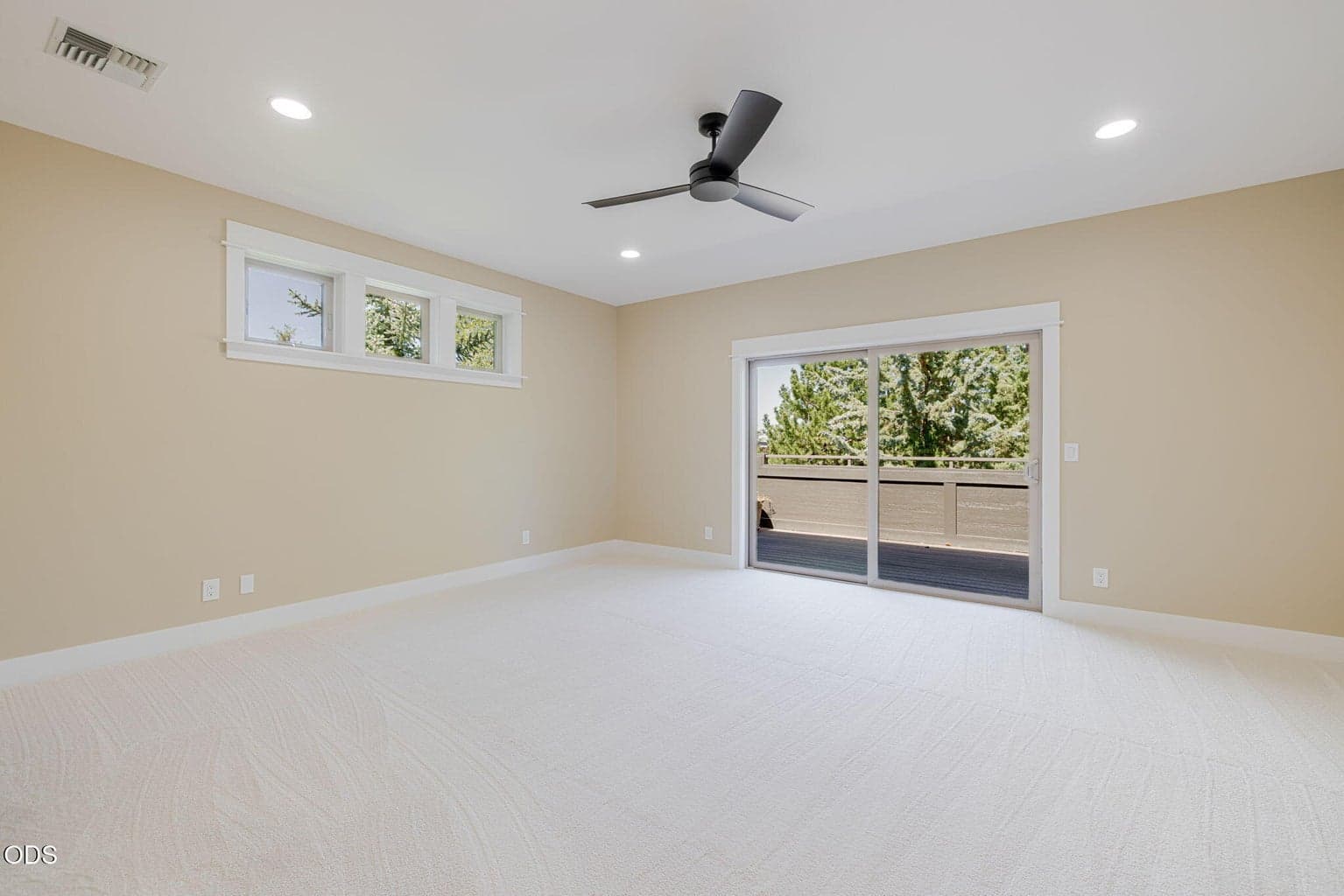 Privacy Windows & Slider off Primary Suite for Lots of Light