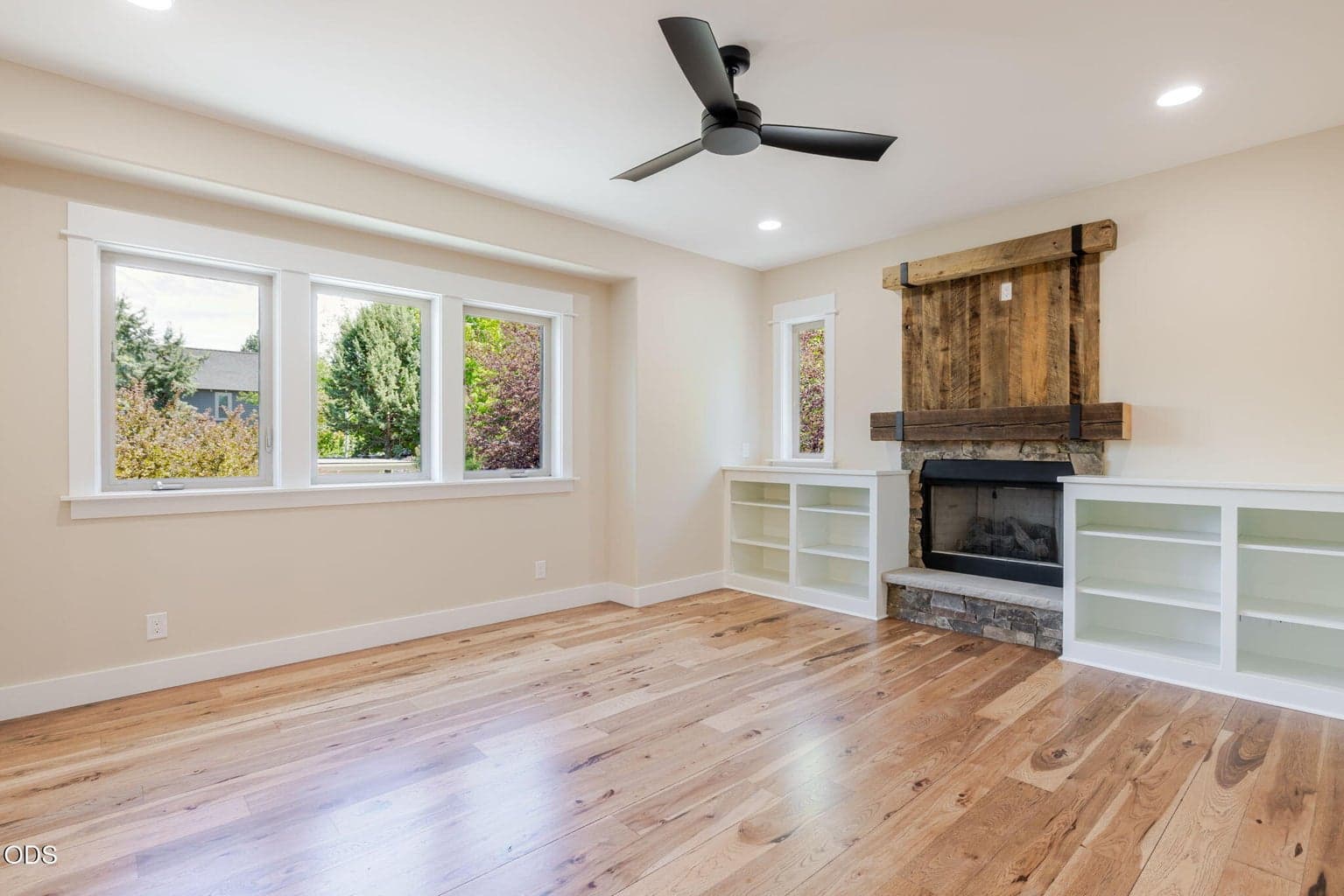Lots of Natural Light and Gas Fireplace