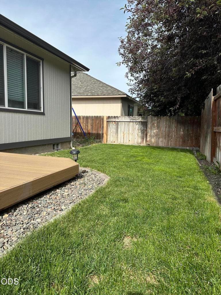 Fenced Backyard