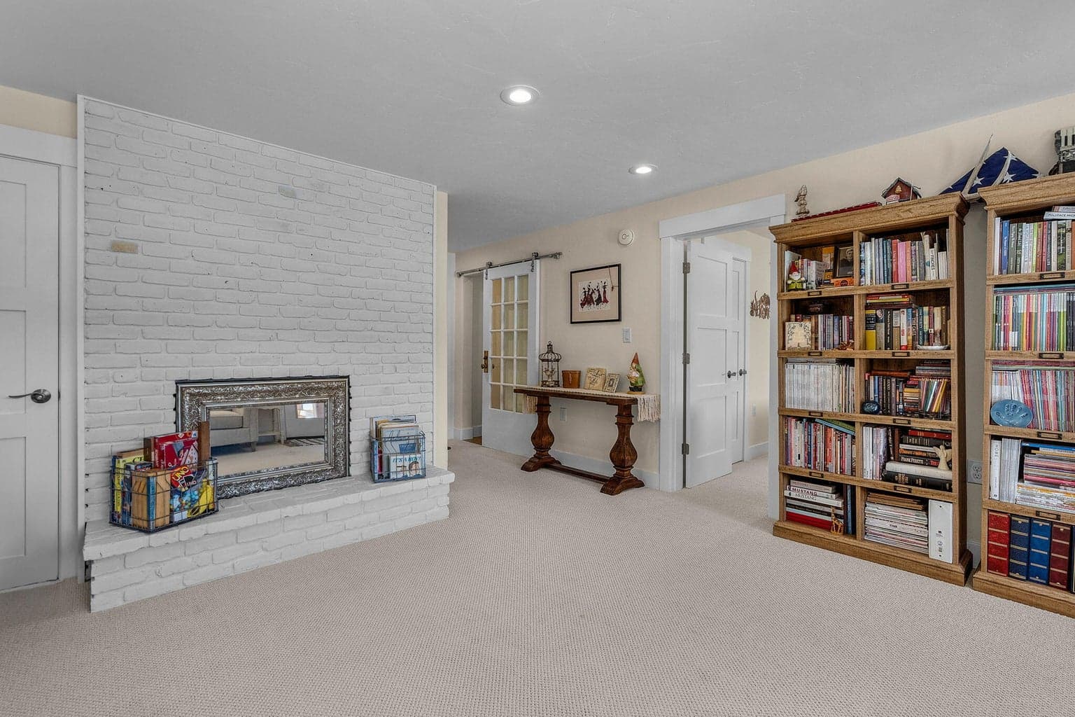 downstairs living room area