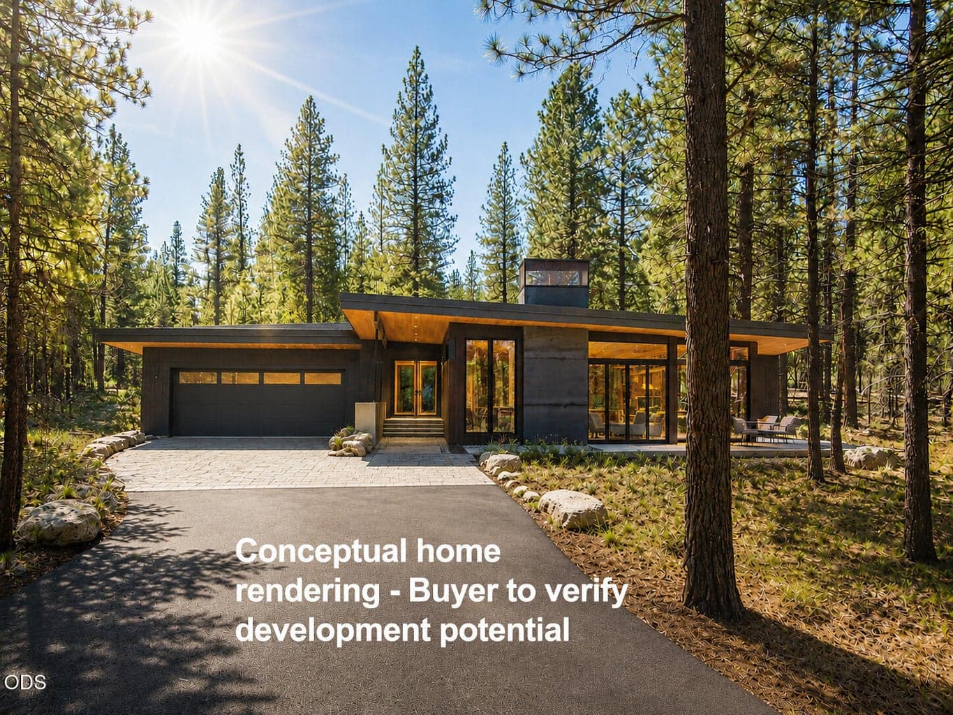 Conceptual home rendering for visualization purposes only.