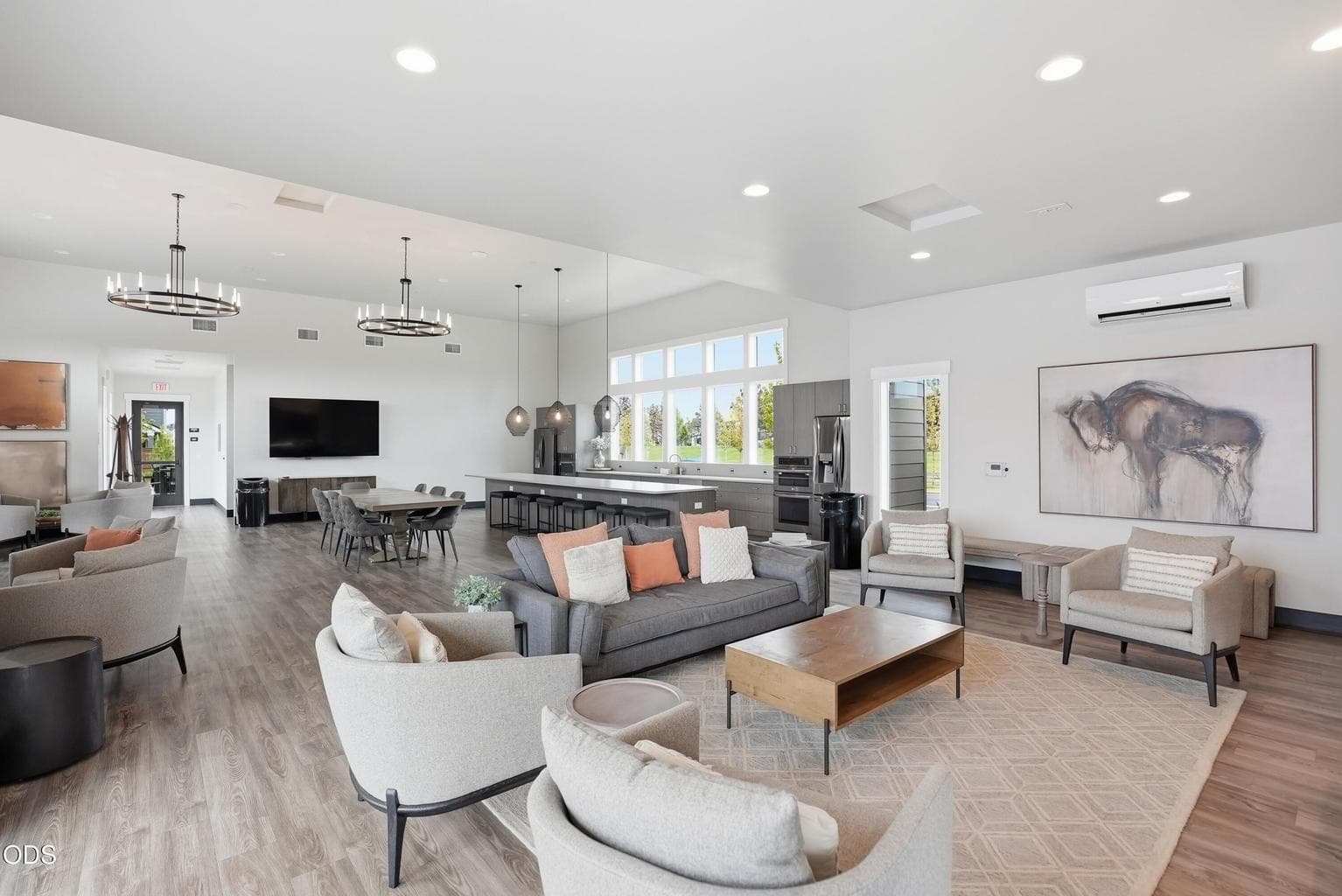 Amenity gathering space