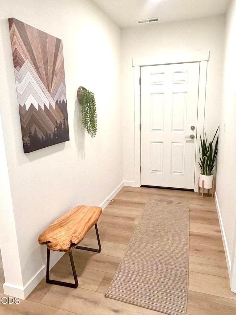 Spacious entry