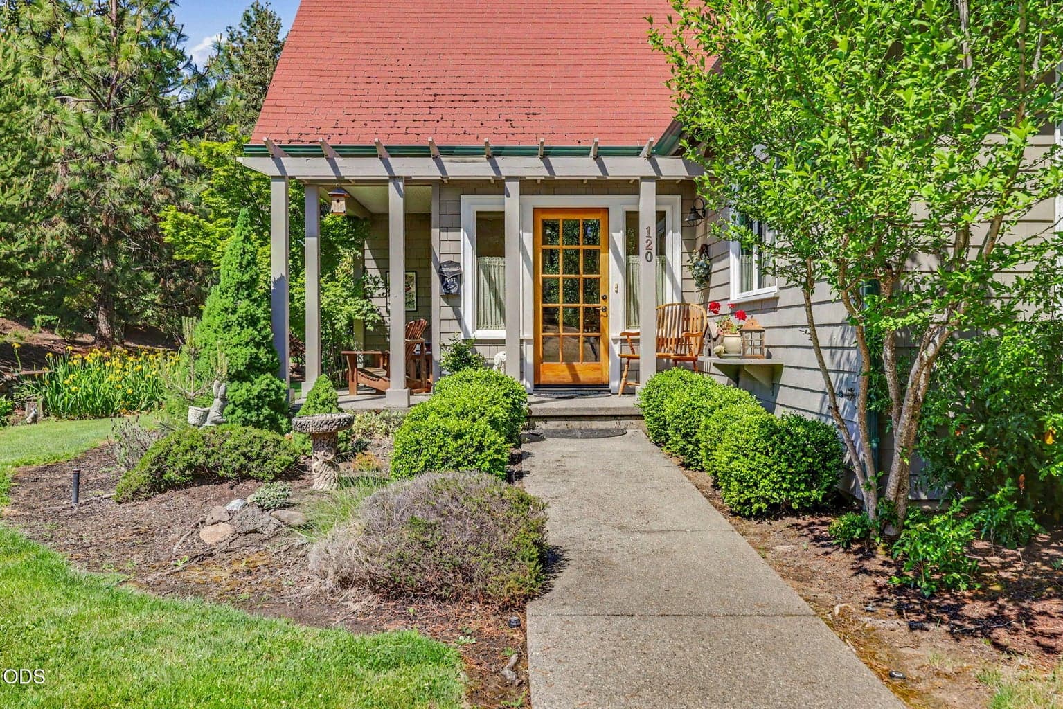 The front door