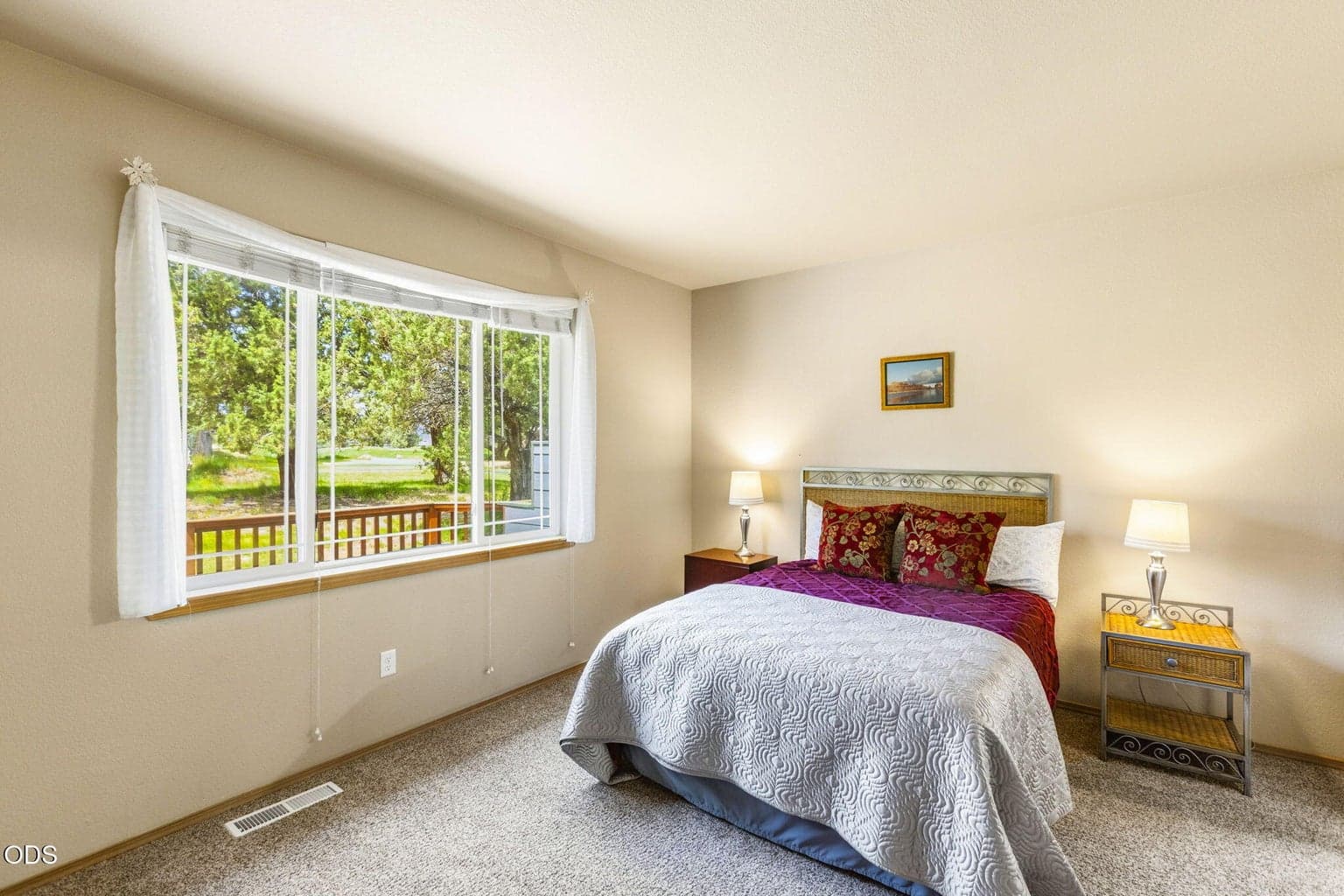 Main level Primary bedroom with gold course views
