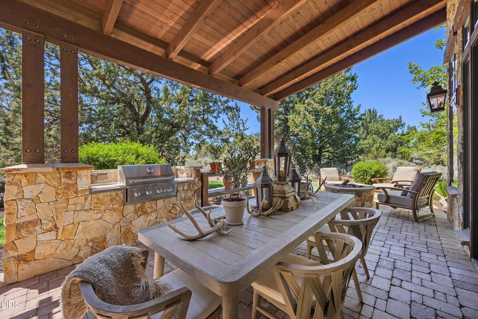 Outdoor Living Area + Covered Patio