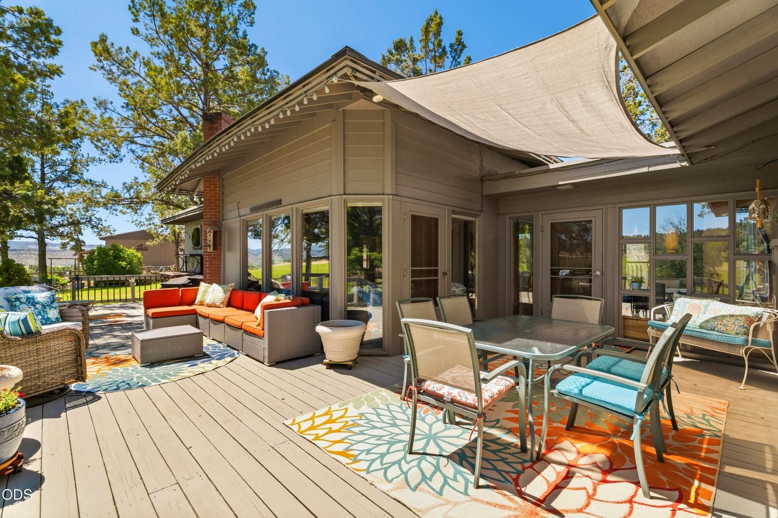east facing deck