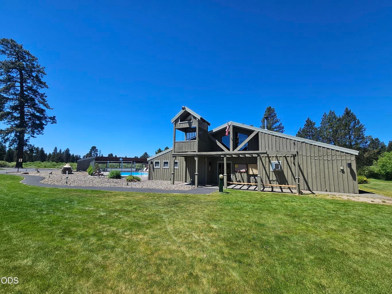 Community pool house and community center