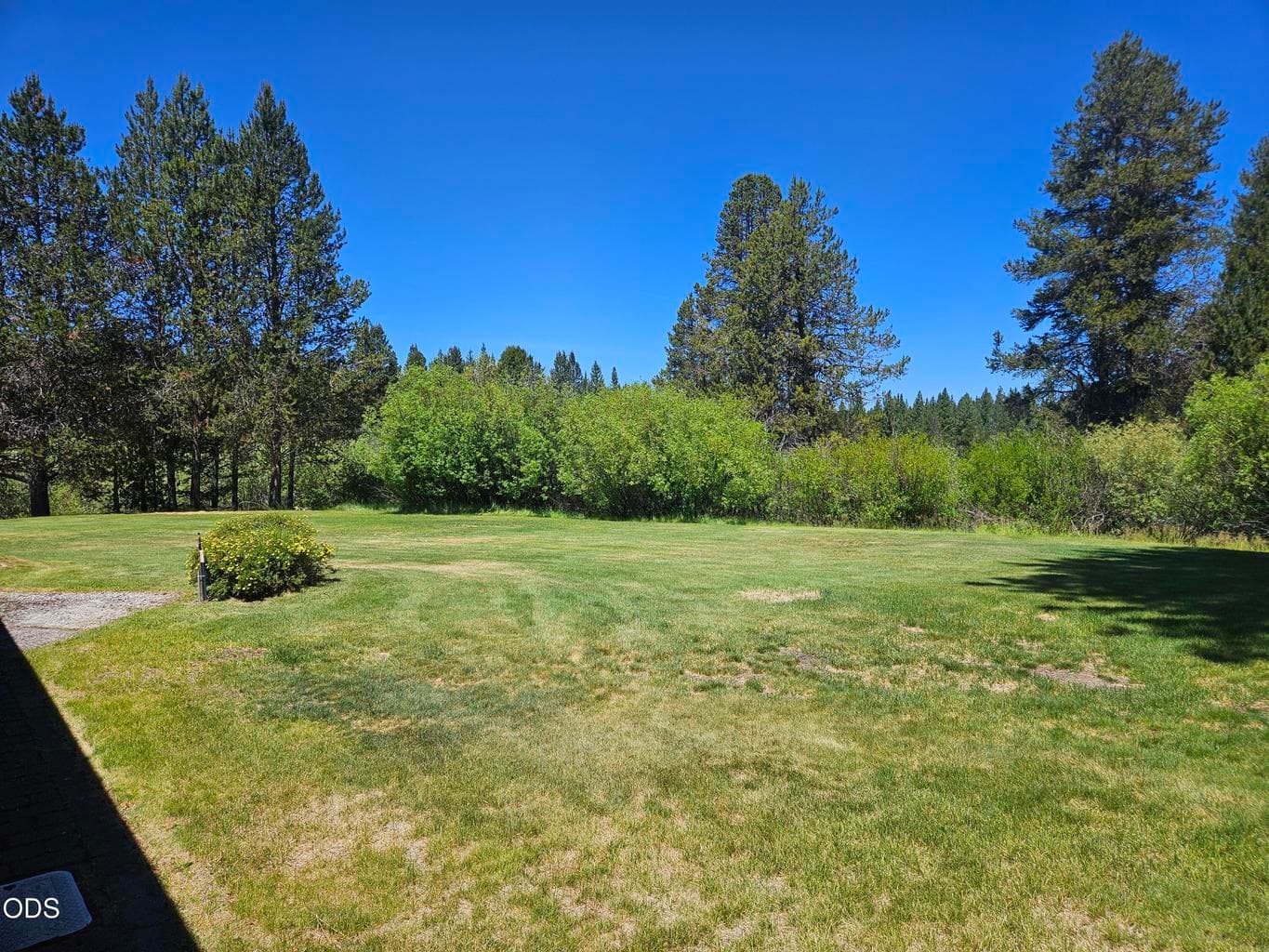 One of several lawn areas at community center