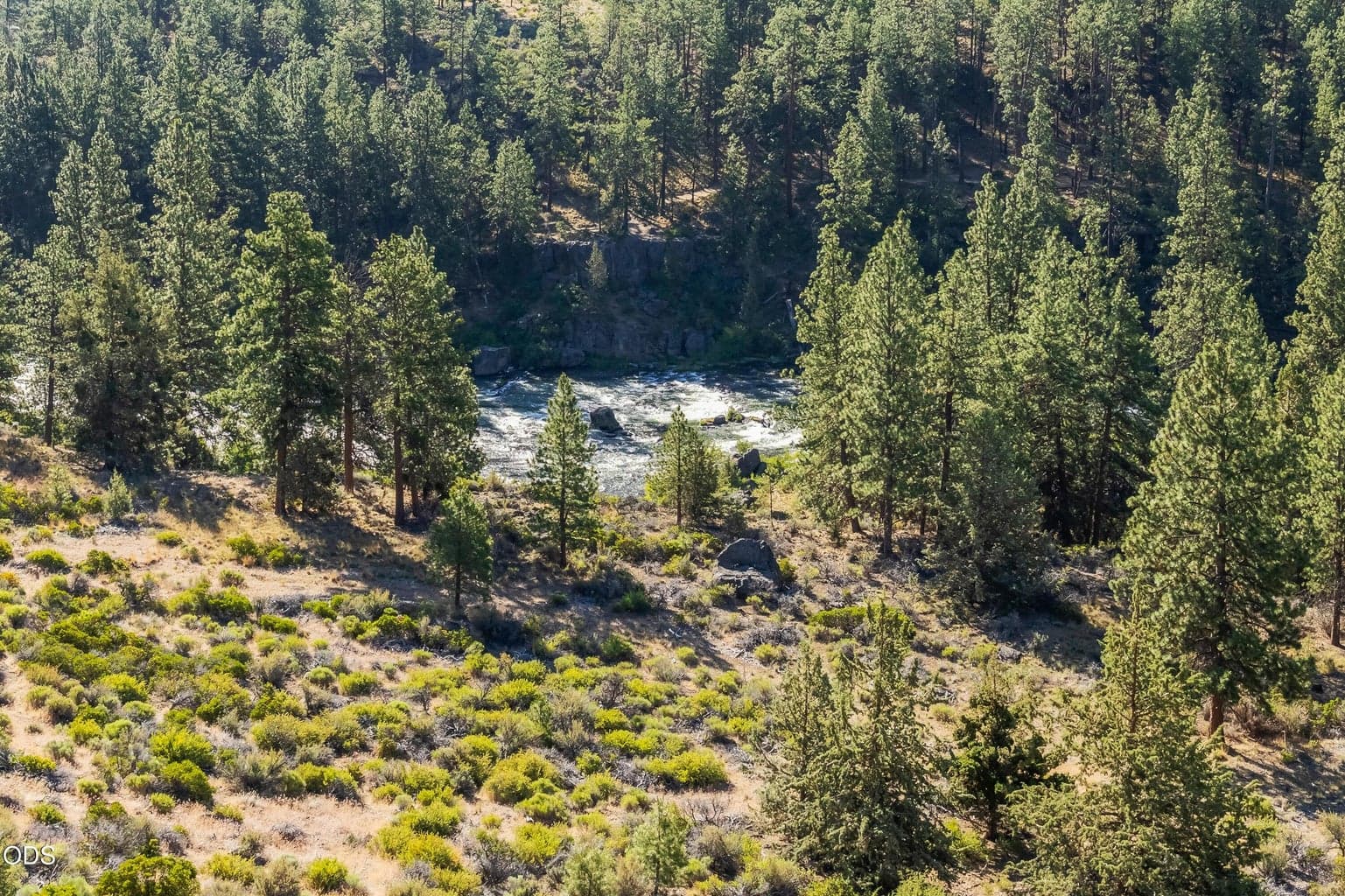 Deschutes River below