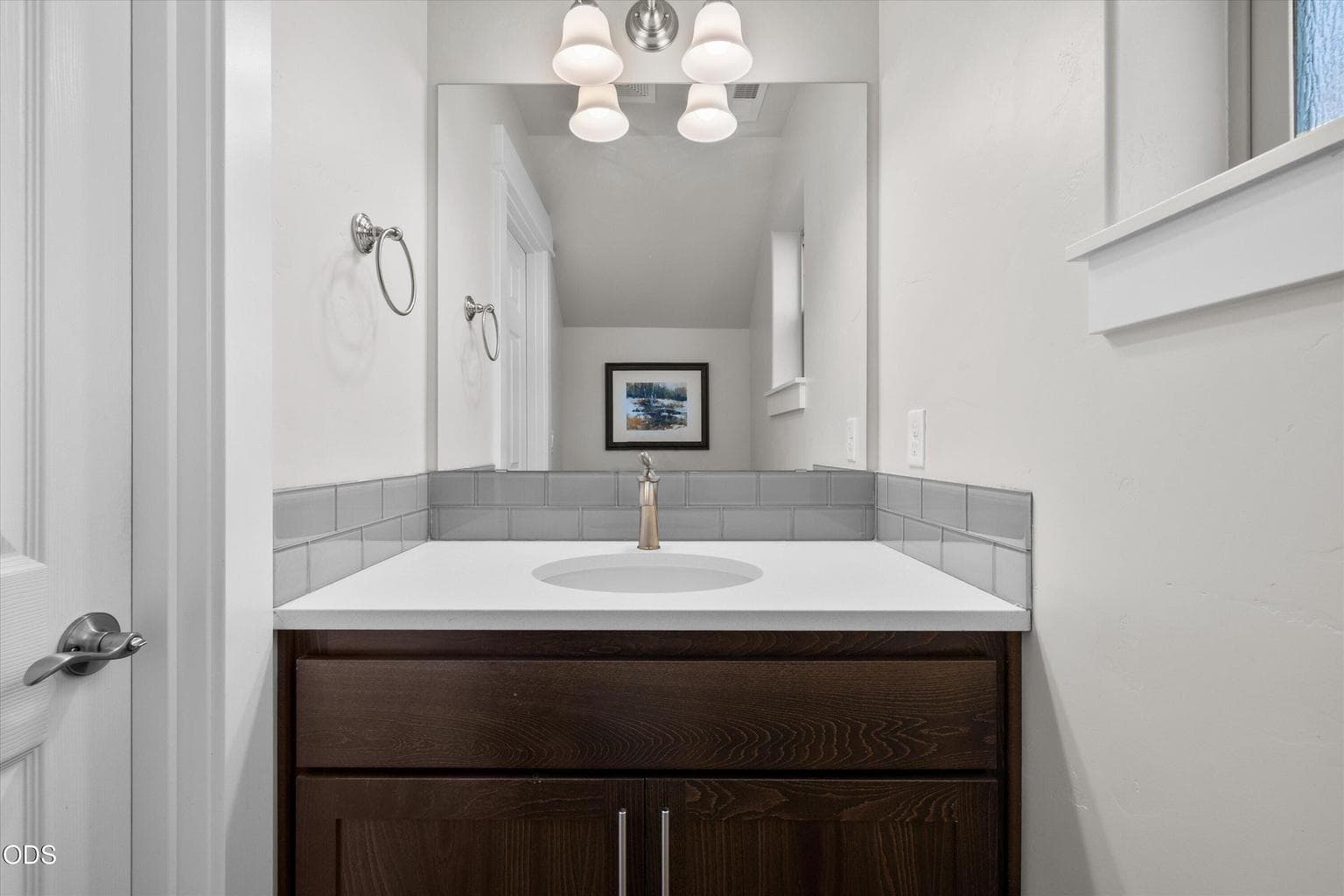 Powder room on main level