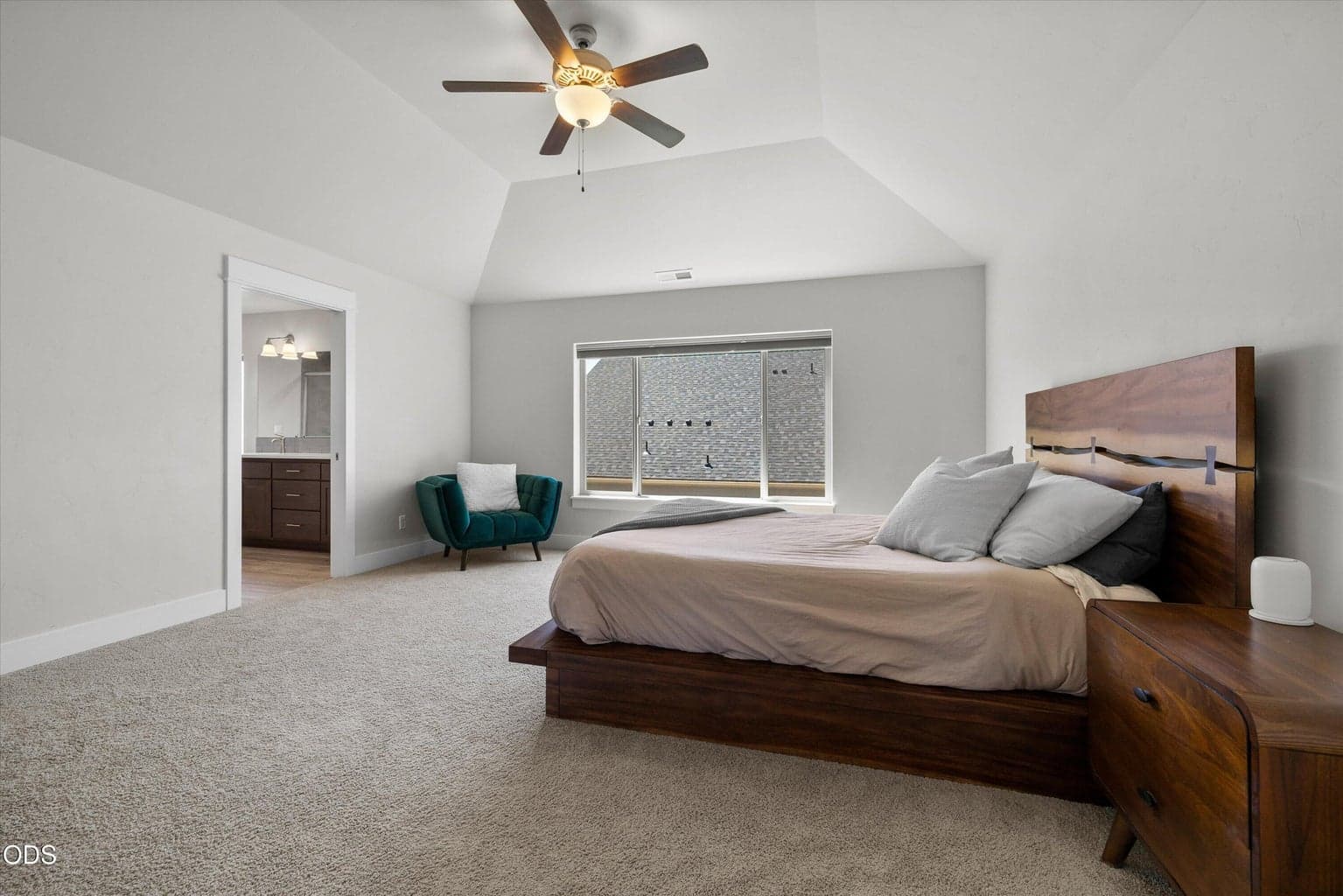 over sized window for lots of natural light