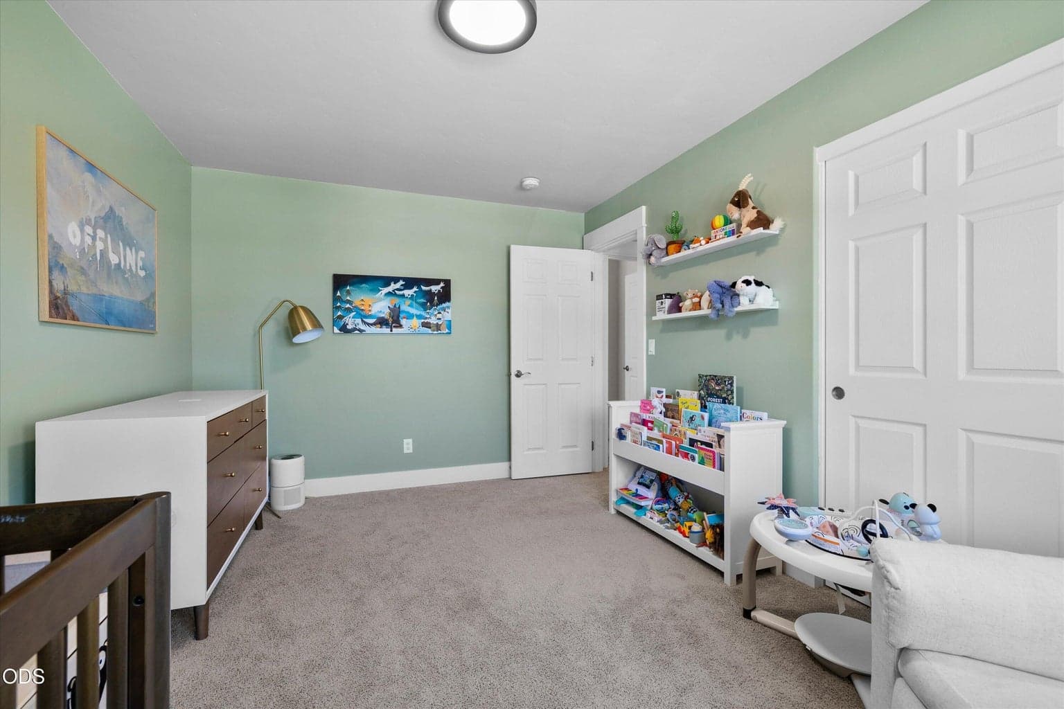 cozy carpeted bedrooms