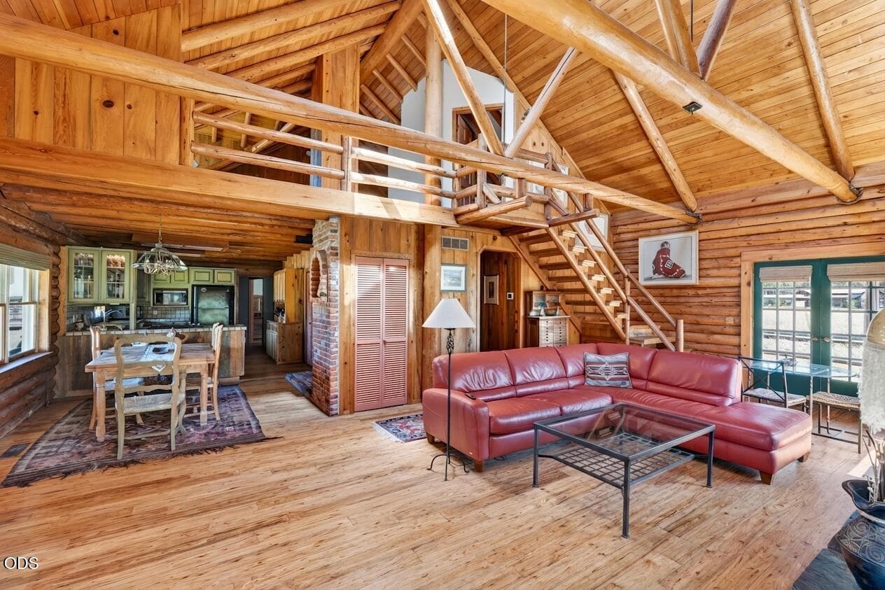 living room, virtually staged