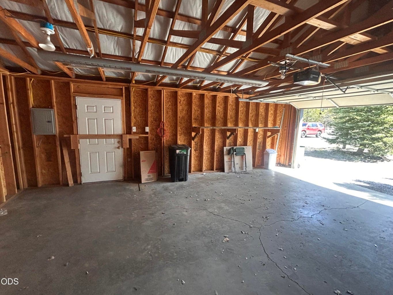 Detached Garage Interior