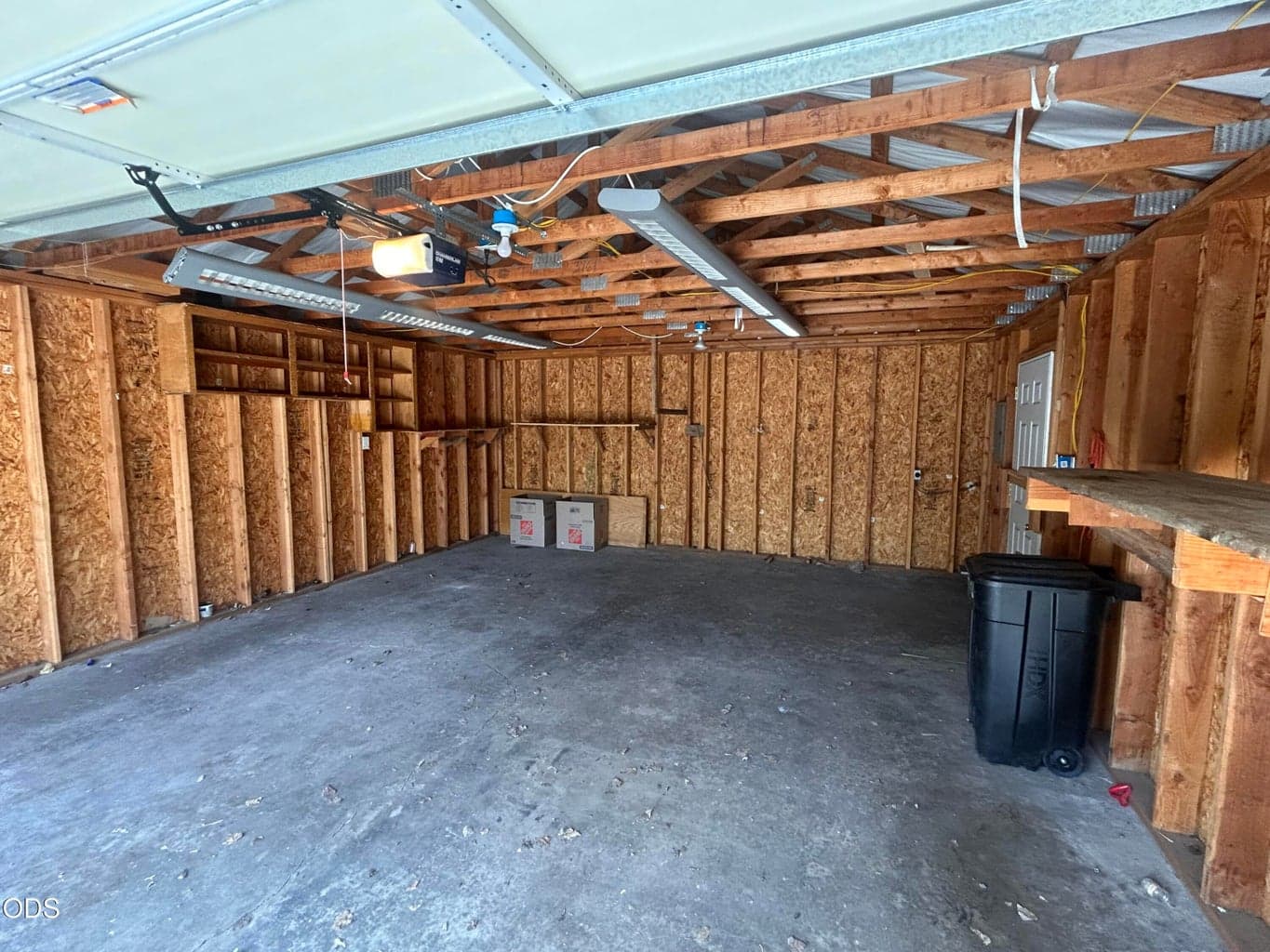 Detached Garage Interior