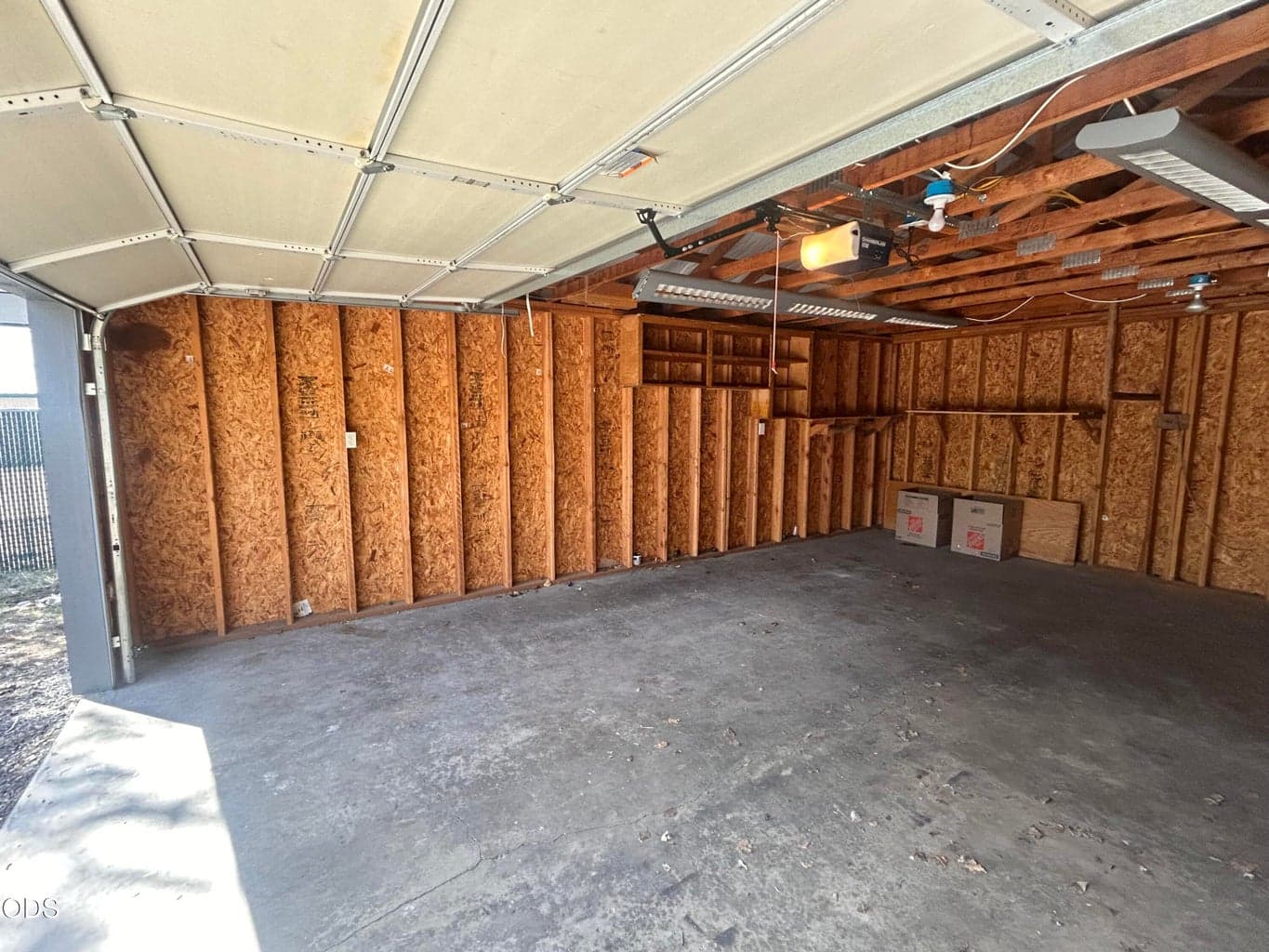 Detached Garage Interior