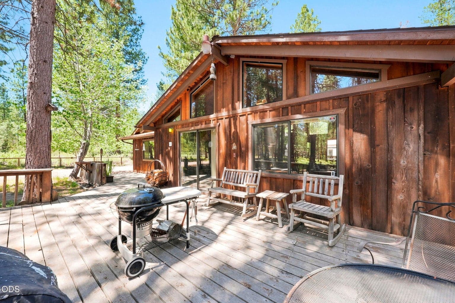 Back exterior deck