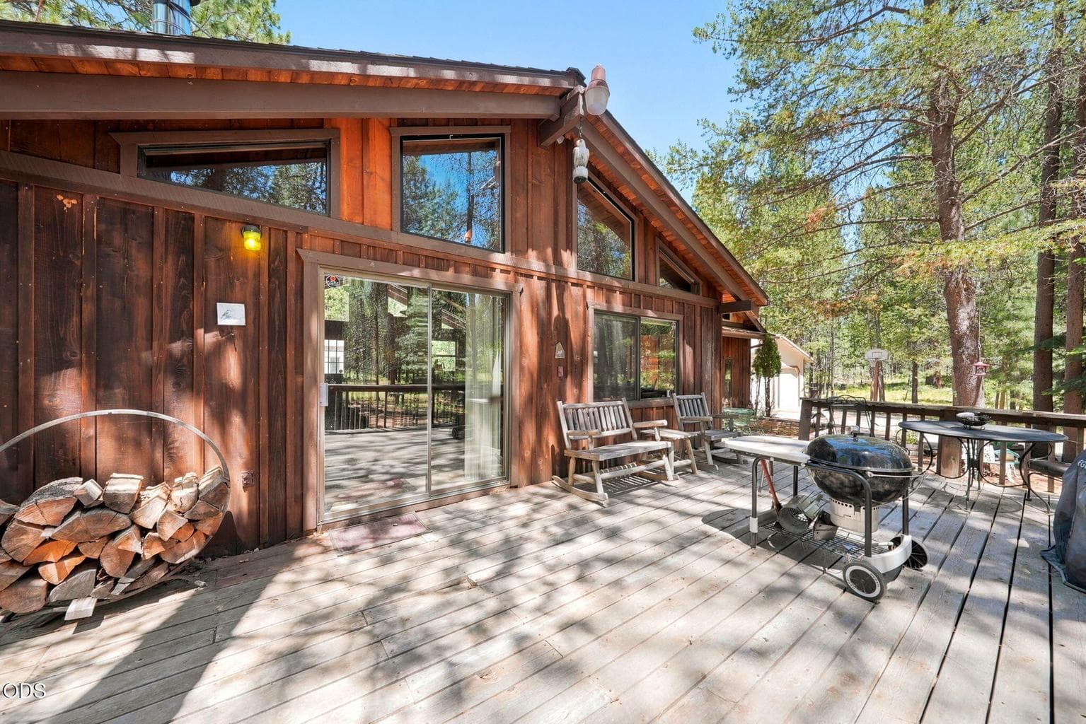 Back exterior deck