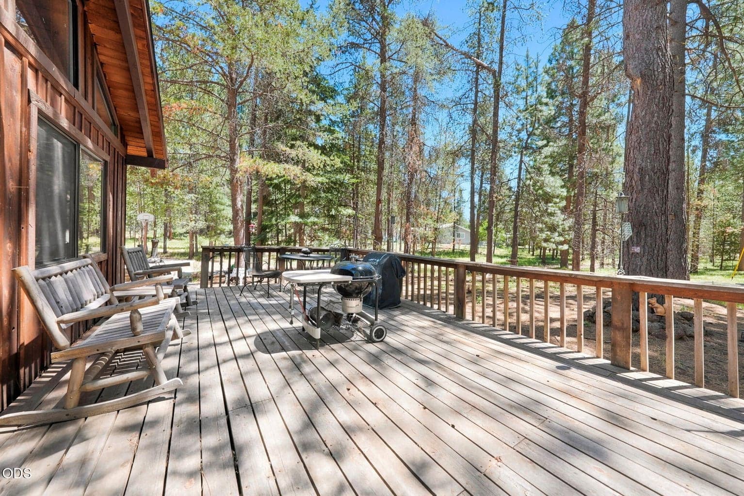 Back exterior deck