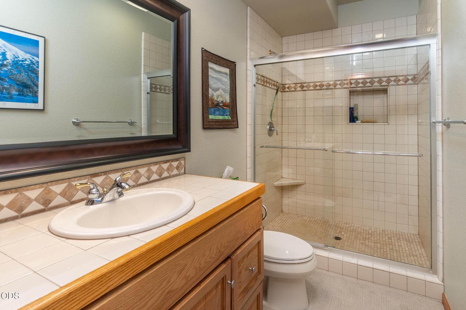 Second suite bathroom with tile shower