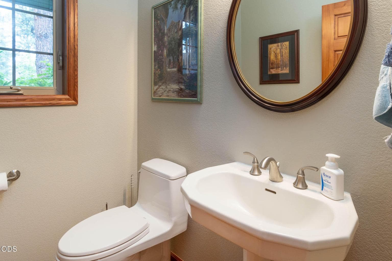 Downstairs hallway half bath