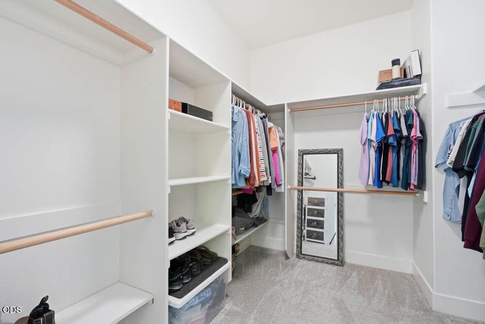 Huge primary closet