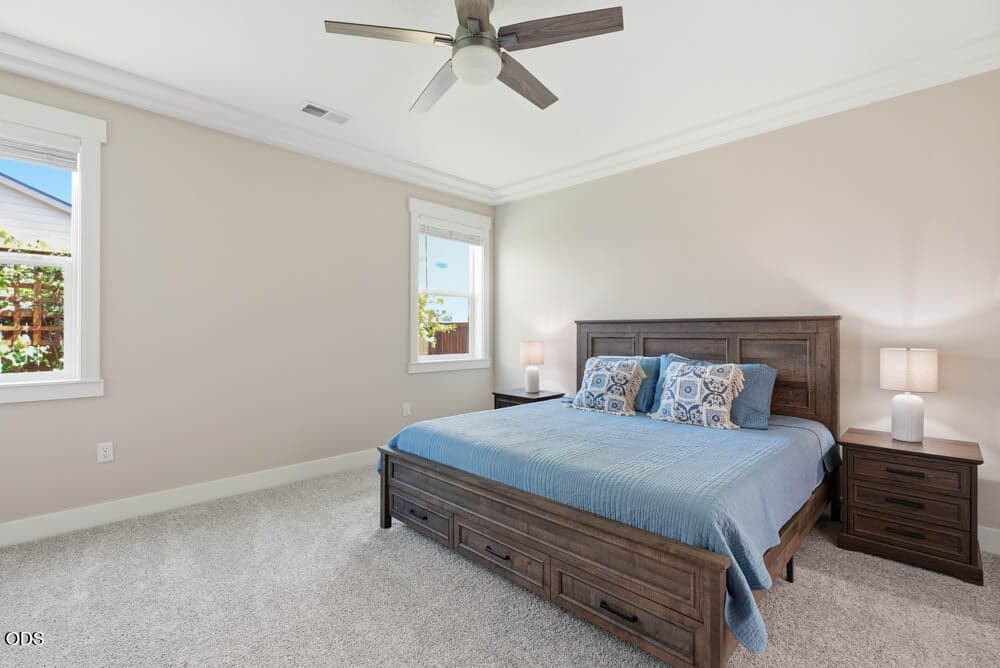 Primary bedroom - separate from other 3 bedrooms!