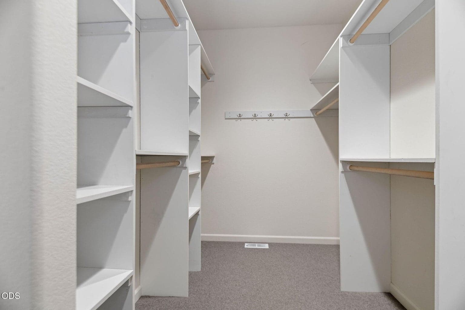 Primary closet