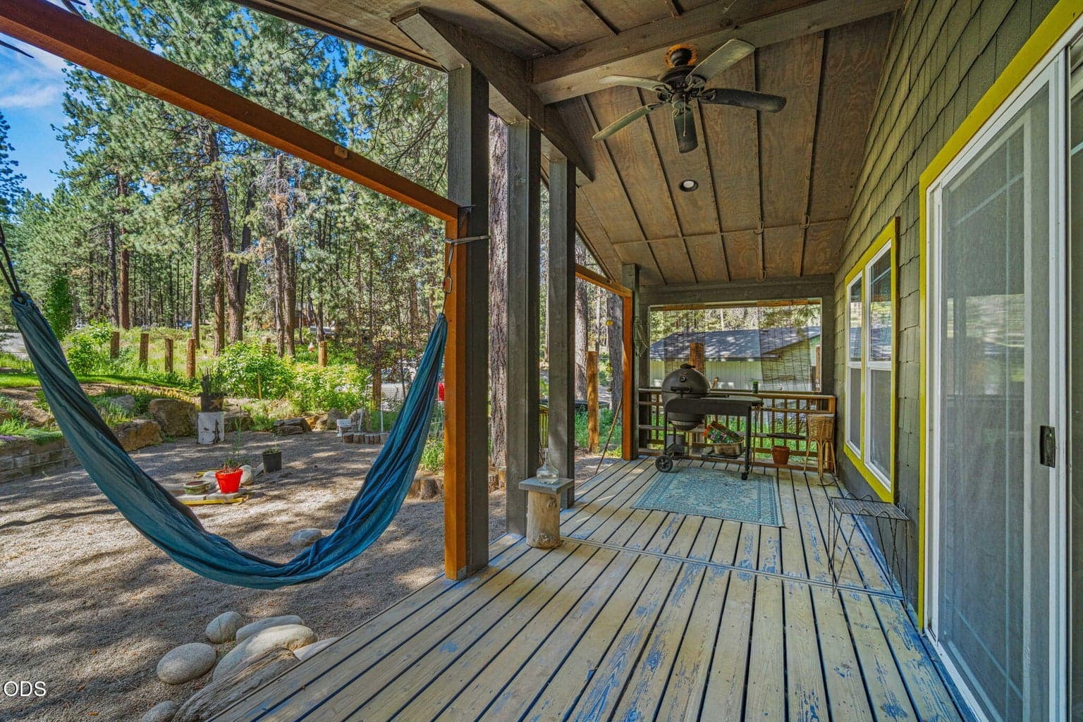 Covered patio perfect for year round use!