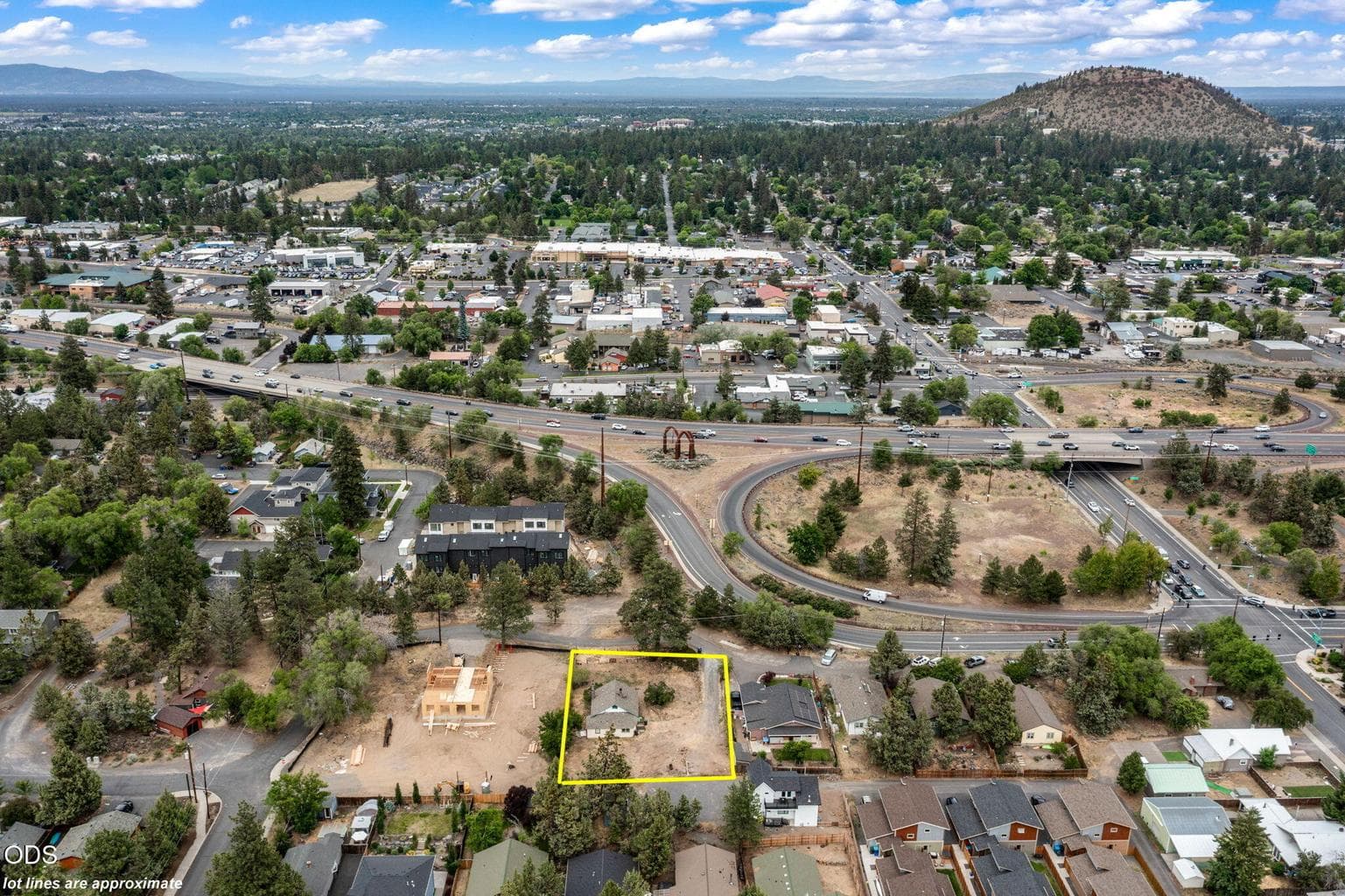 east ariel view