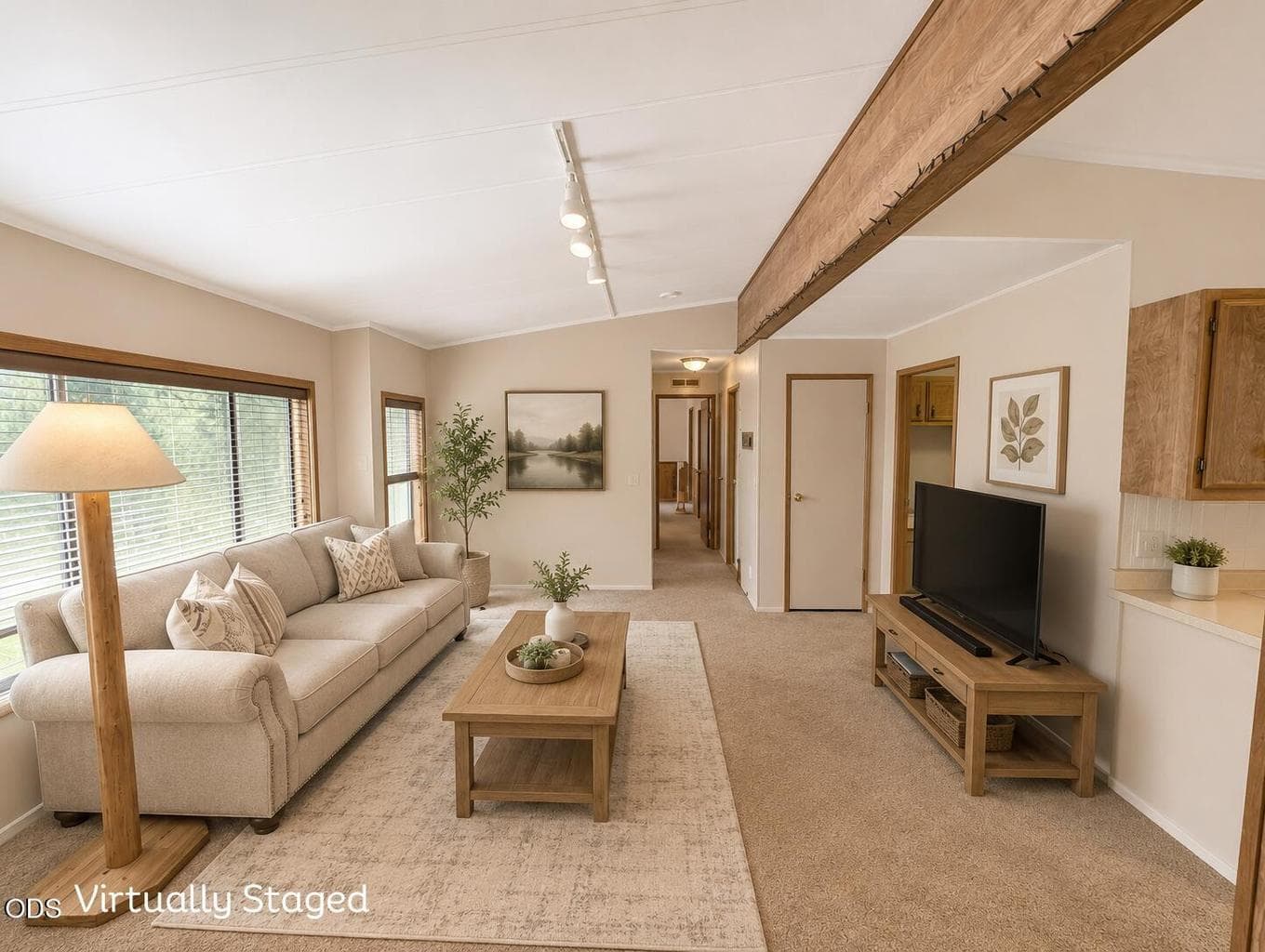 Virtual Staging and Paneling Paint Concept