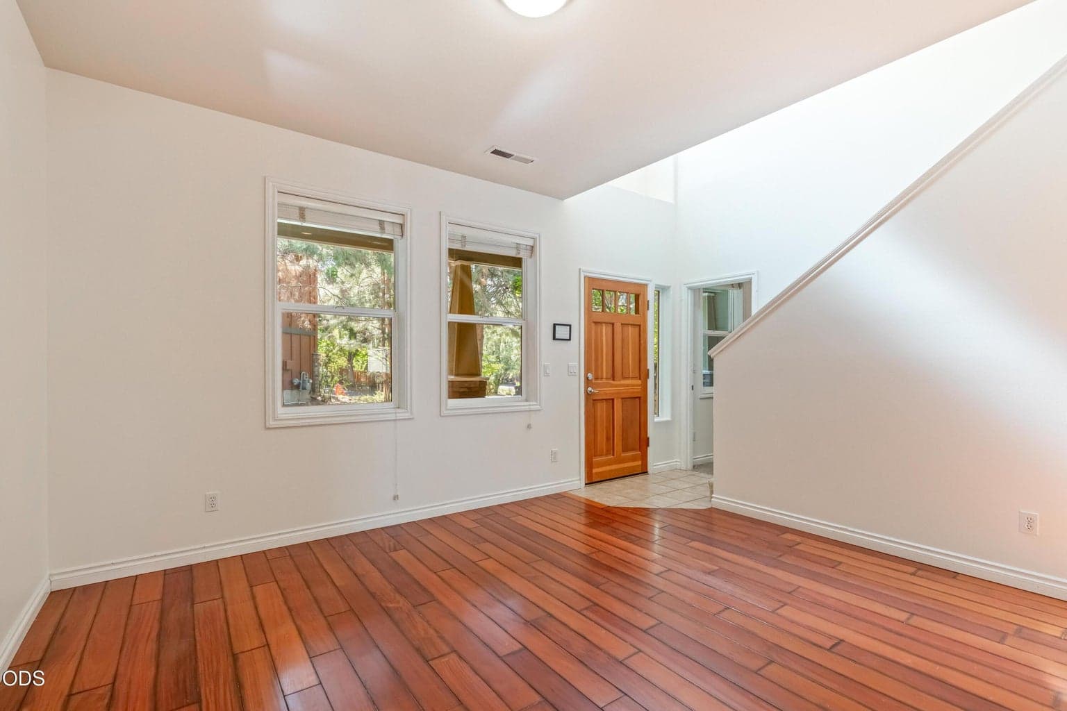 All interior walls freshly painted with bright neutral tone