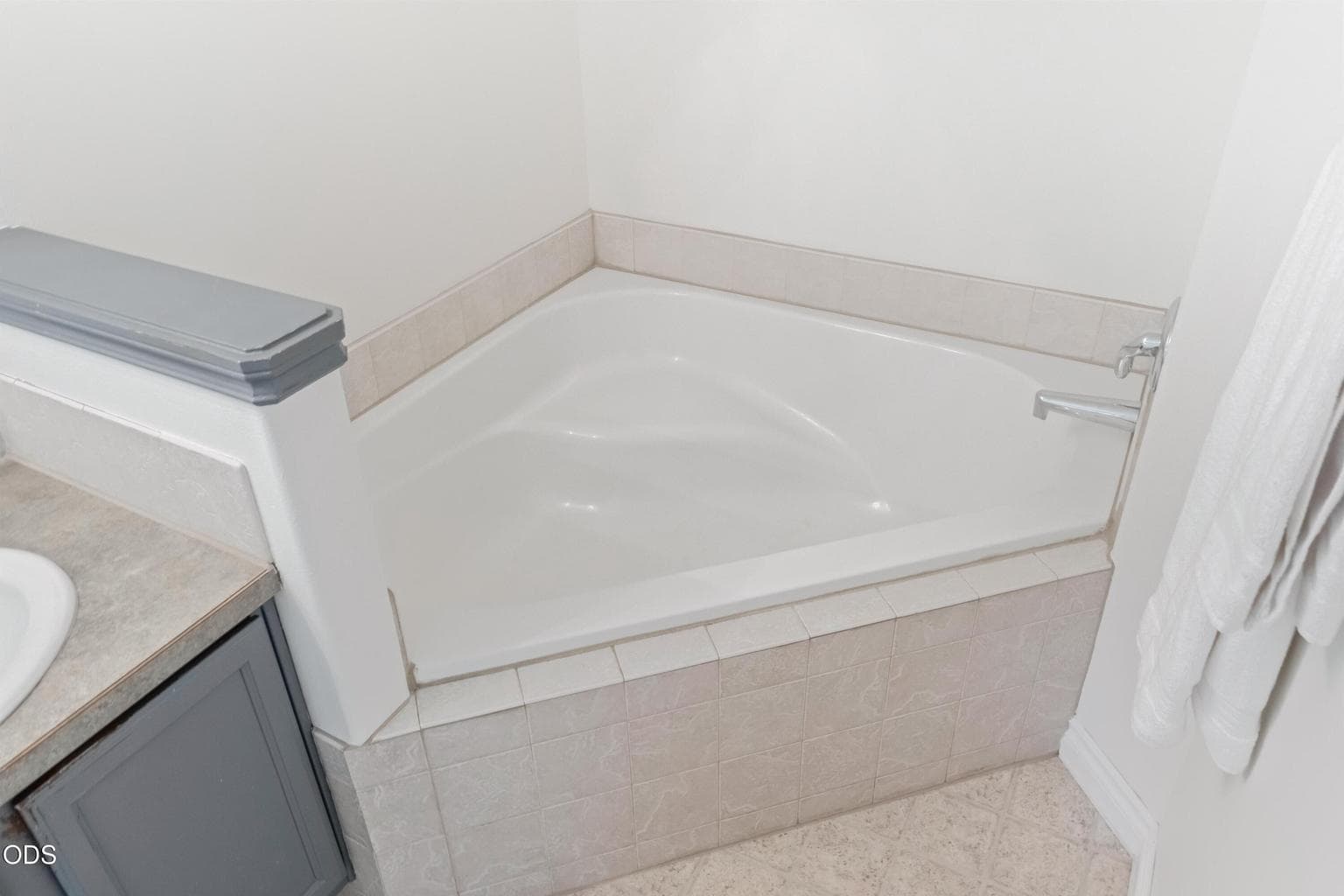 Huge soaking tub