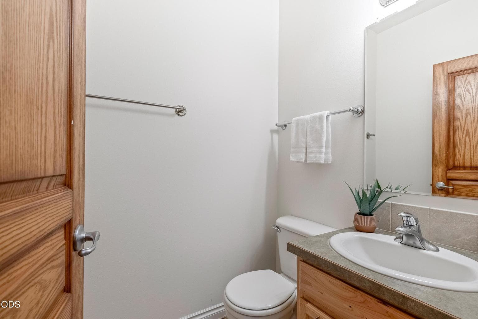Downstairs powder room