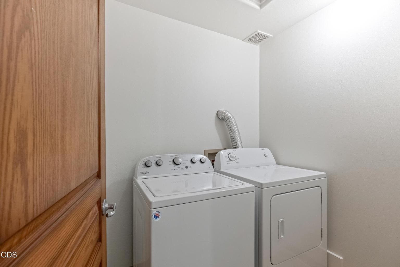 Upstairs laundry room