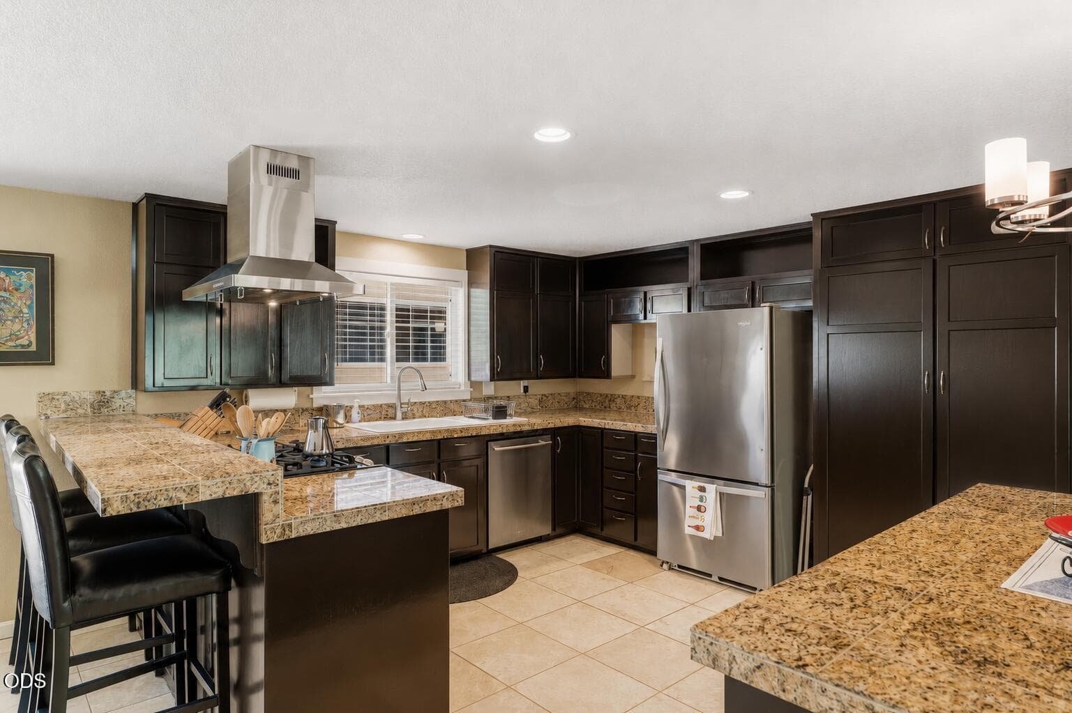 Kitchen with all appliances.