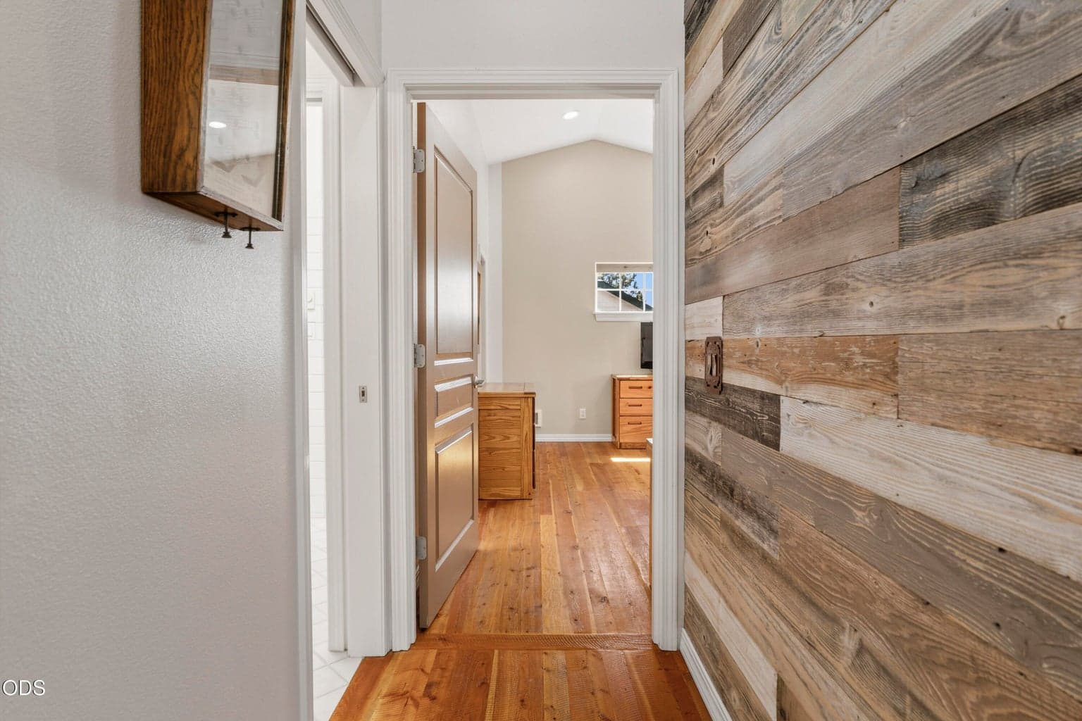 Reclaimed wood touches throughout