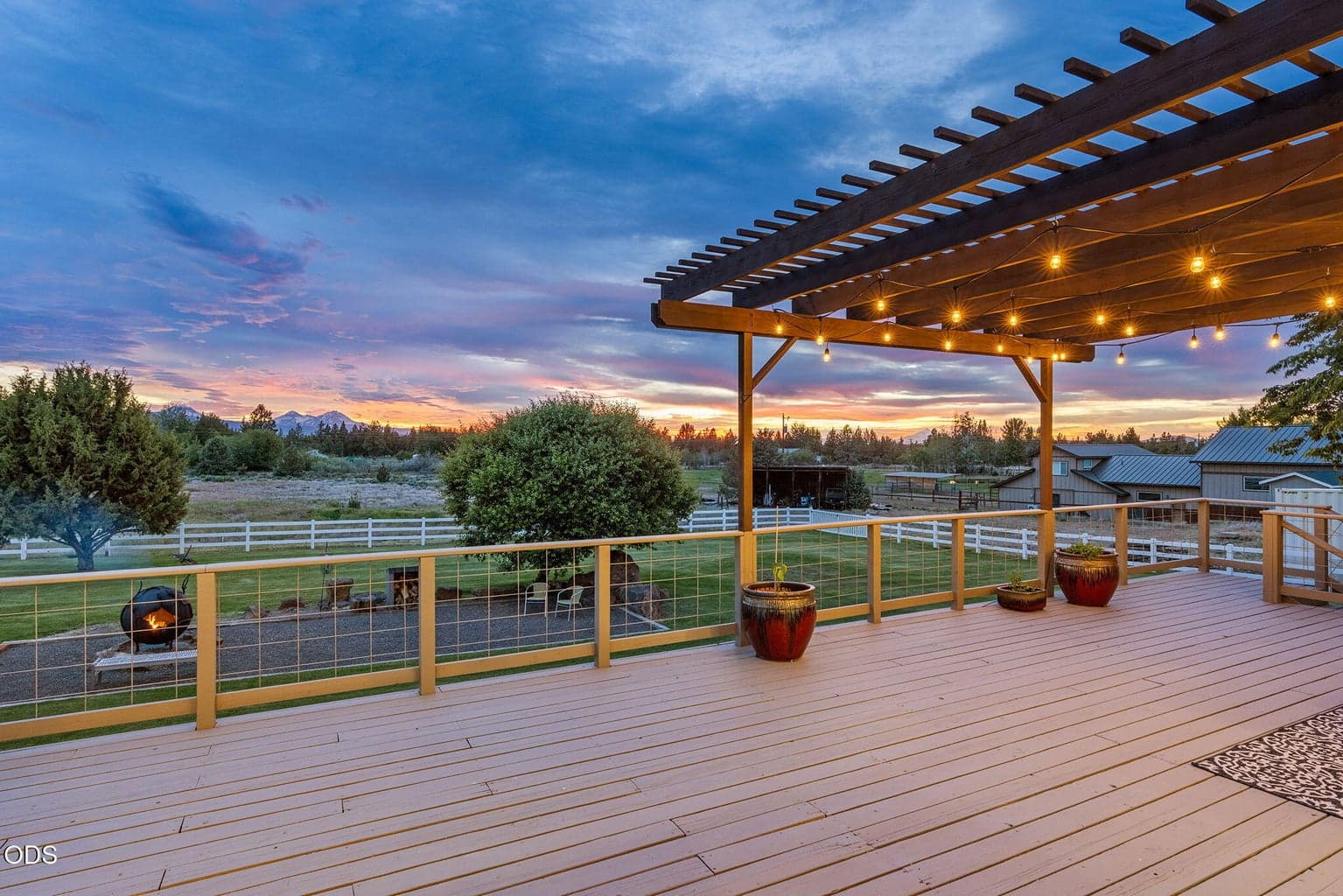 Enjoy an evening on the back deck