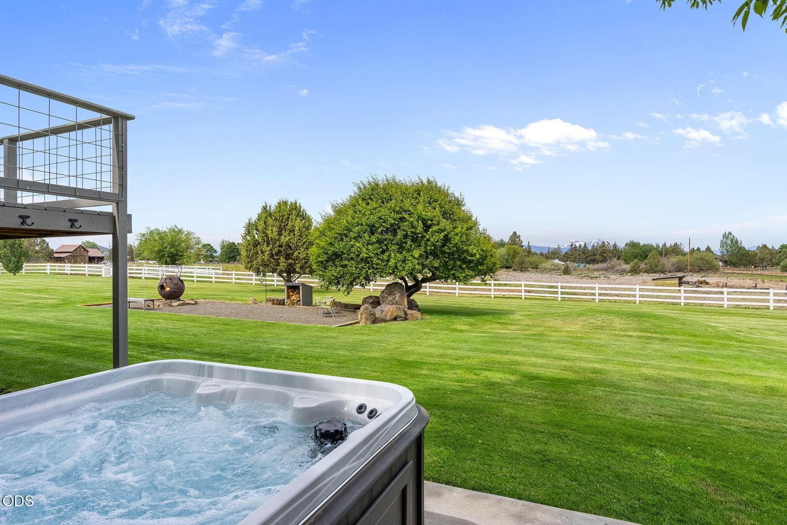 View from the hot tub