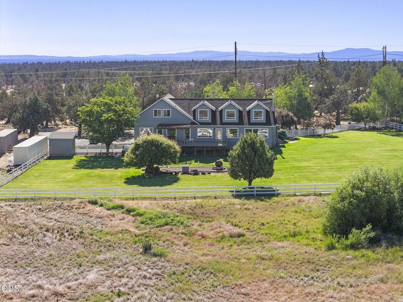 View from the back of the property