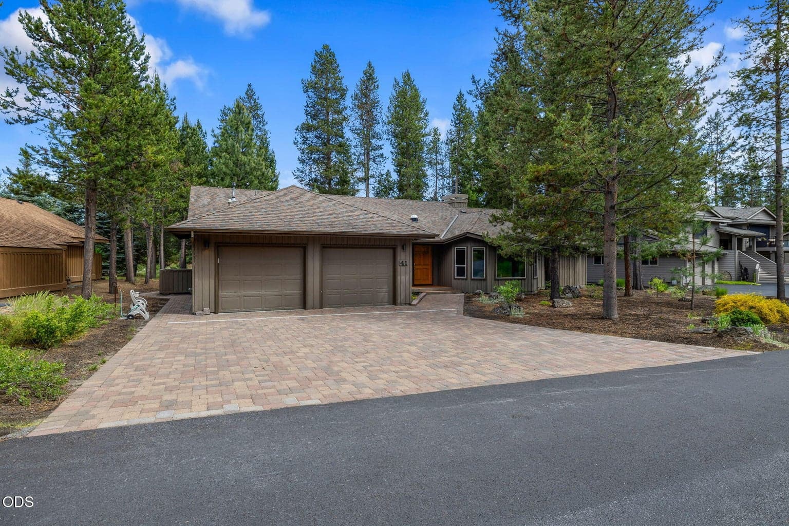 Oversized two car garage