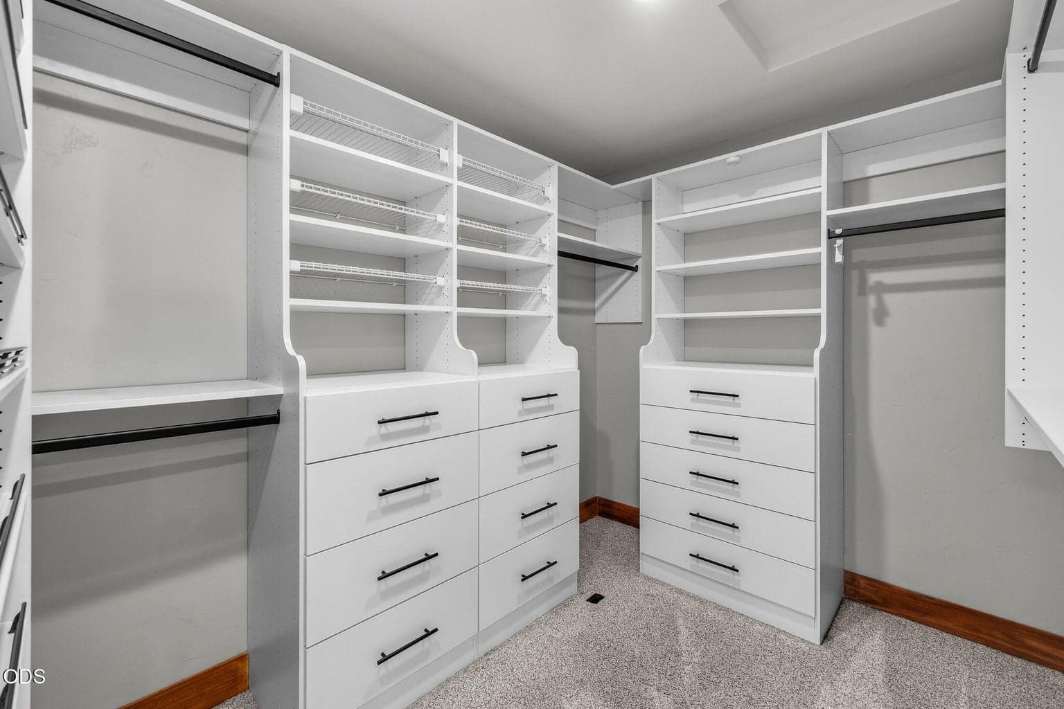 Custom primary closet