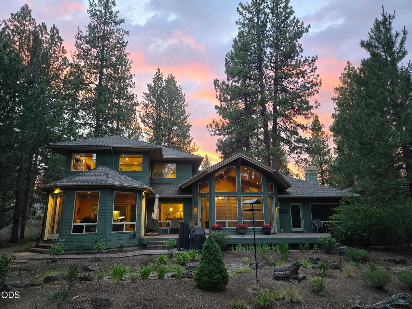 Twilight Photo of sunset in west